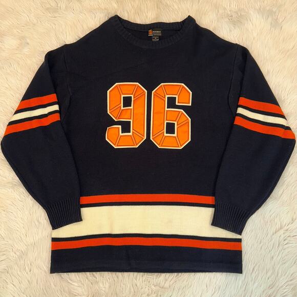 Budabean Vintage 90’s Men’s Jersey Sweater Athletic Chunky Crew Neck Pullover - Picture 11 of 11